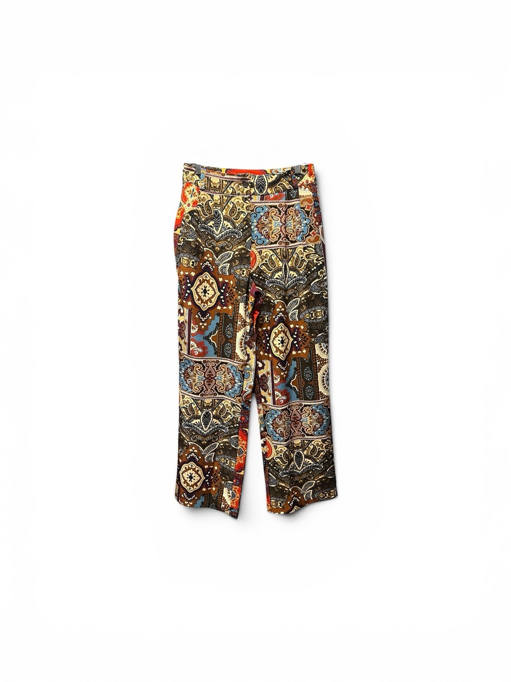 Cato Women’s Multi-Color Paisley & Patchwork Print Pants